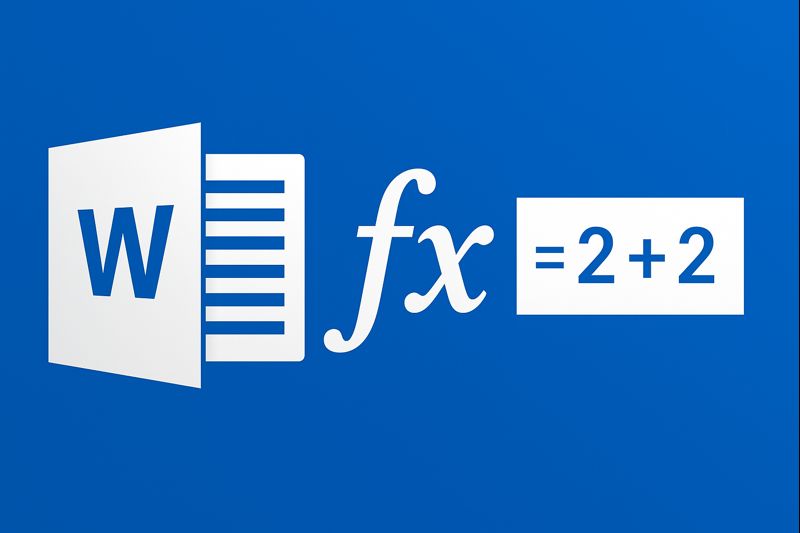 Formeldarstellung in Word